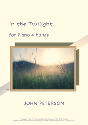 In the Twilight (piano 4 hands)