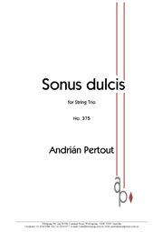 Sonus dulcis - Piano Trio