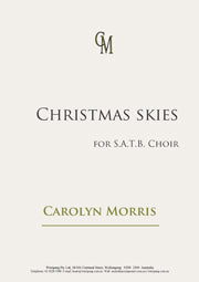 Christmas Skies - SATB