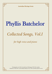 Collected Songs, Vol. I (Batchelor)