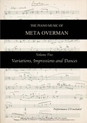 Piano Music of Meta Overman, The - Volume II