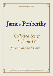 Collected Songs, Volume IV (Penberthy)