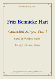 Collected Songs, Vol I (Hart)