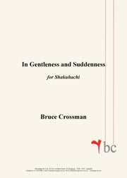 In Gentleness and Suddenness