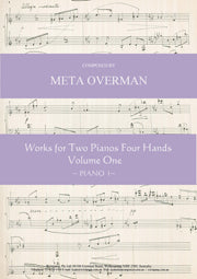 Works for Two Pianos Four Hands - Vol. I