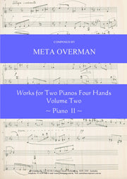 Works for Two Pianos Four Hands - Vol. II