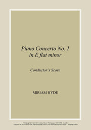 Piano Concerto No 1 in E flat minor