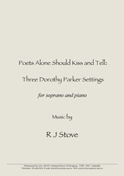 Poets Alone Should Kiss and Tell (Parker)