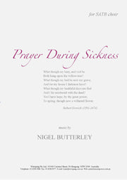 Prayer During Sickness