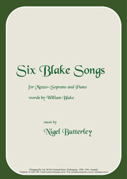 Six Blake Songs (Blake) - mezz-sop