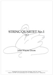 String Quartet No 1 - Op.8