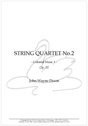 String Quartet No 2 - Op.11