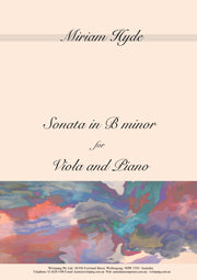 Sonata for Viola and Piano in B Minor