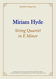 String Quartet in E minor