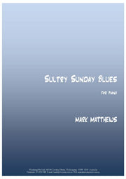 Sultry Sunday Blues (Piano)