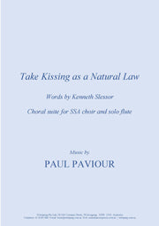 Take Kissing as a Natural Law