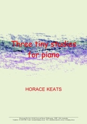 Three Tiny Studies for Piano