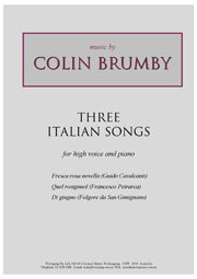 Three Italian Songs