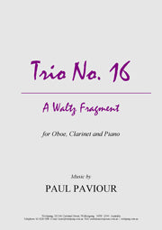 Trio No. 16 - A Waltz Fragment