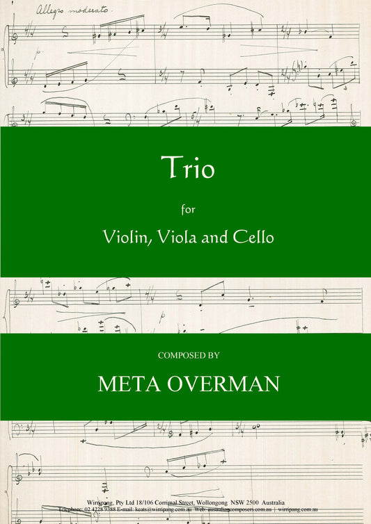 Trio - Violin, Viola and Cello