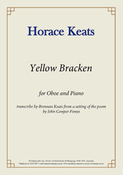 Yellow Bracken Oboe and Piano