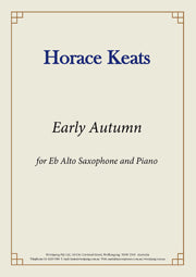 Early Autumn - for saxophone