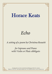 Echo (Rossetti) - voice and instrumental