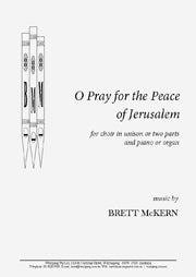 O Pray for Peace of Jerusalem